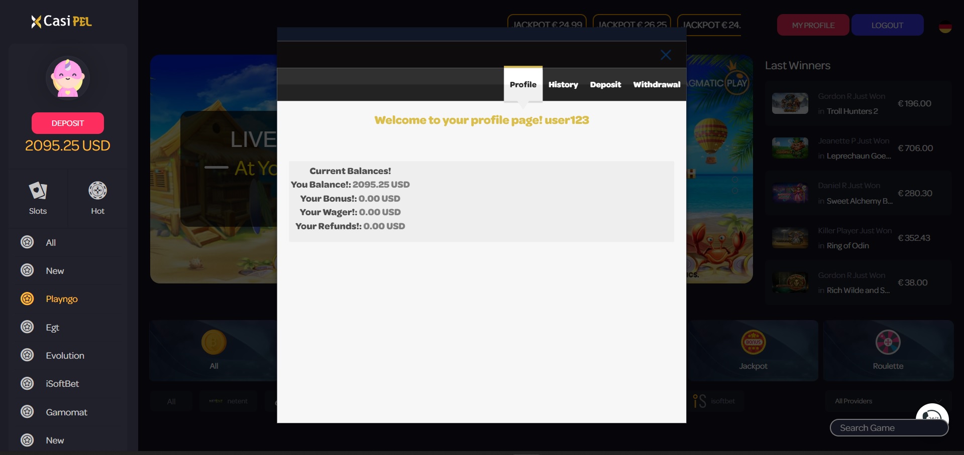 script de jogos de cassino com dinheiro real